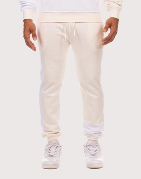 Activewear gear Akoo Script White Joggers Leather - material fashion