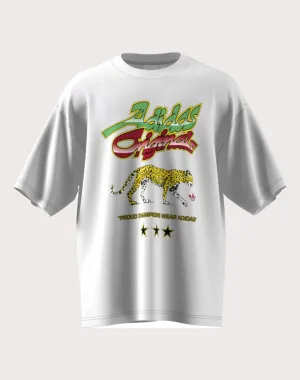 Adidas Originals Champions Graphic Tee Linen - crafted fashion Preppy style items