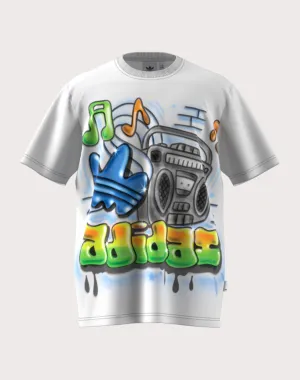 Adidas Originals Street Airbrush Tee Sustainable fashion Evening wear