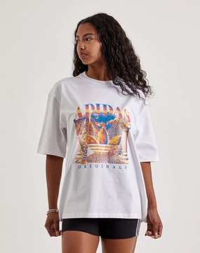 Adidas Leopard Graphic Tee Free shipping offers Fashion essentials