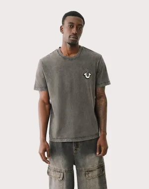 Affordable fashion True Religion Shining Mineral Wash Tee Free shipping offers