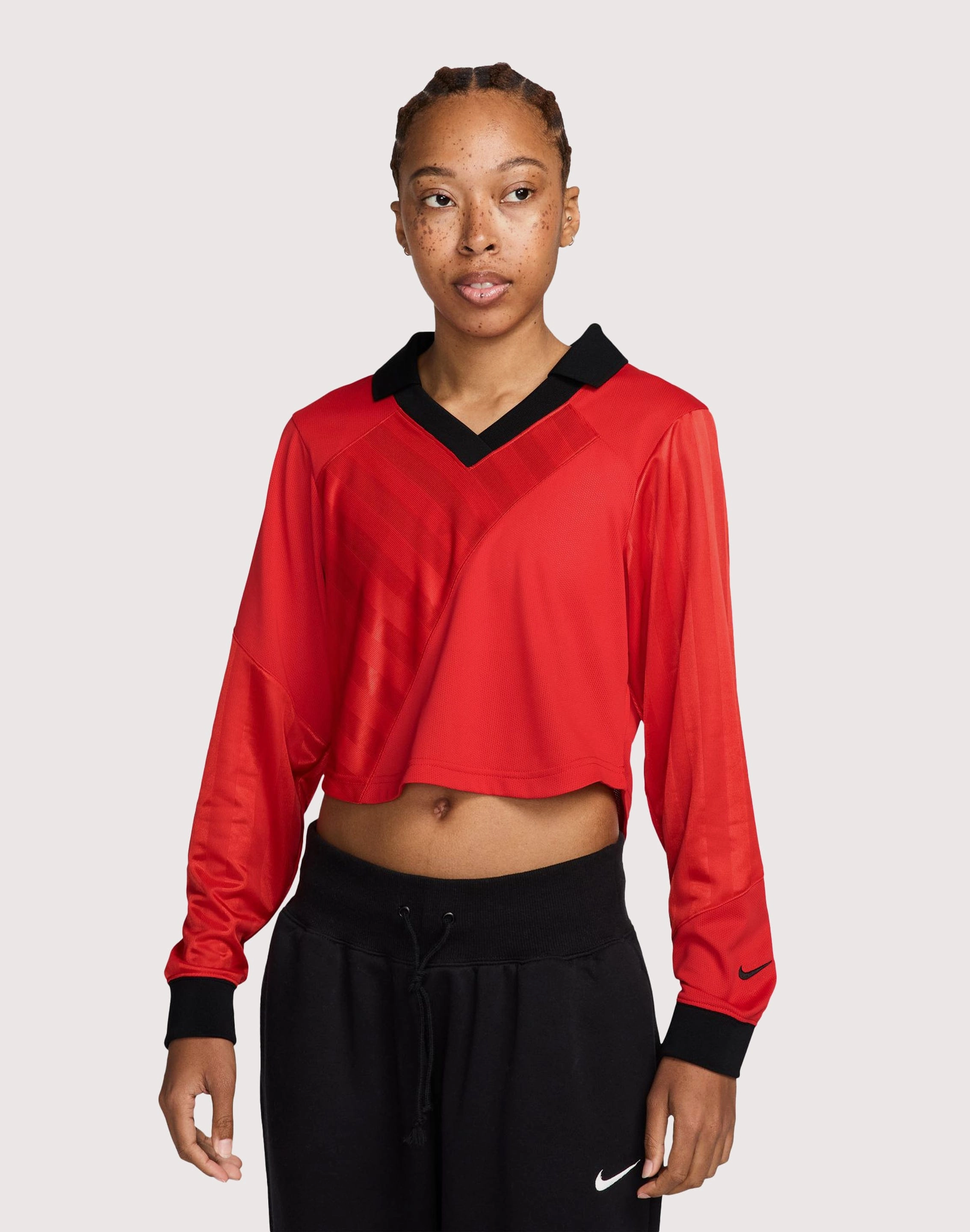 Ethical fashion choices Nike Sportswear Street Long-Sleeve Crop Jersey Wardrobe staples