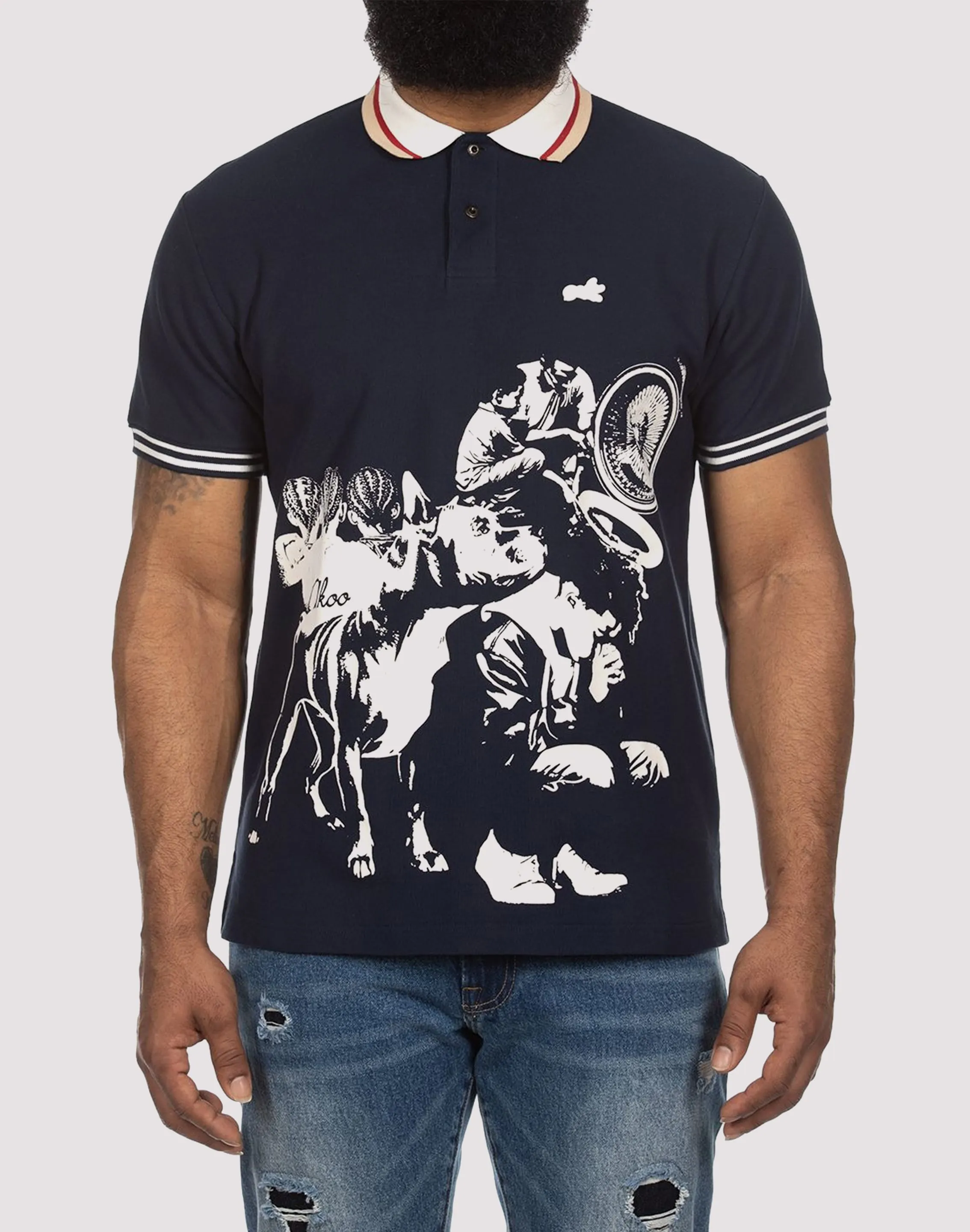 Akoo Brothers Keeper Polo Denim - based fashion Fashion catalog