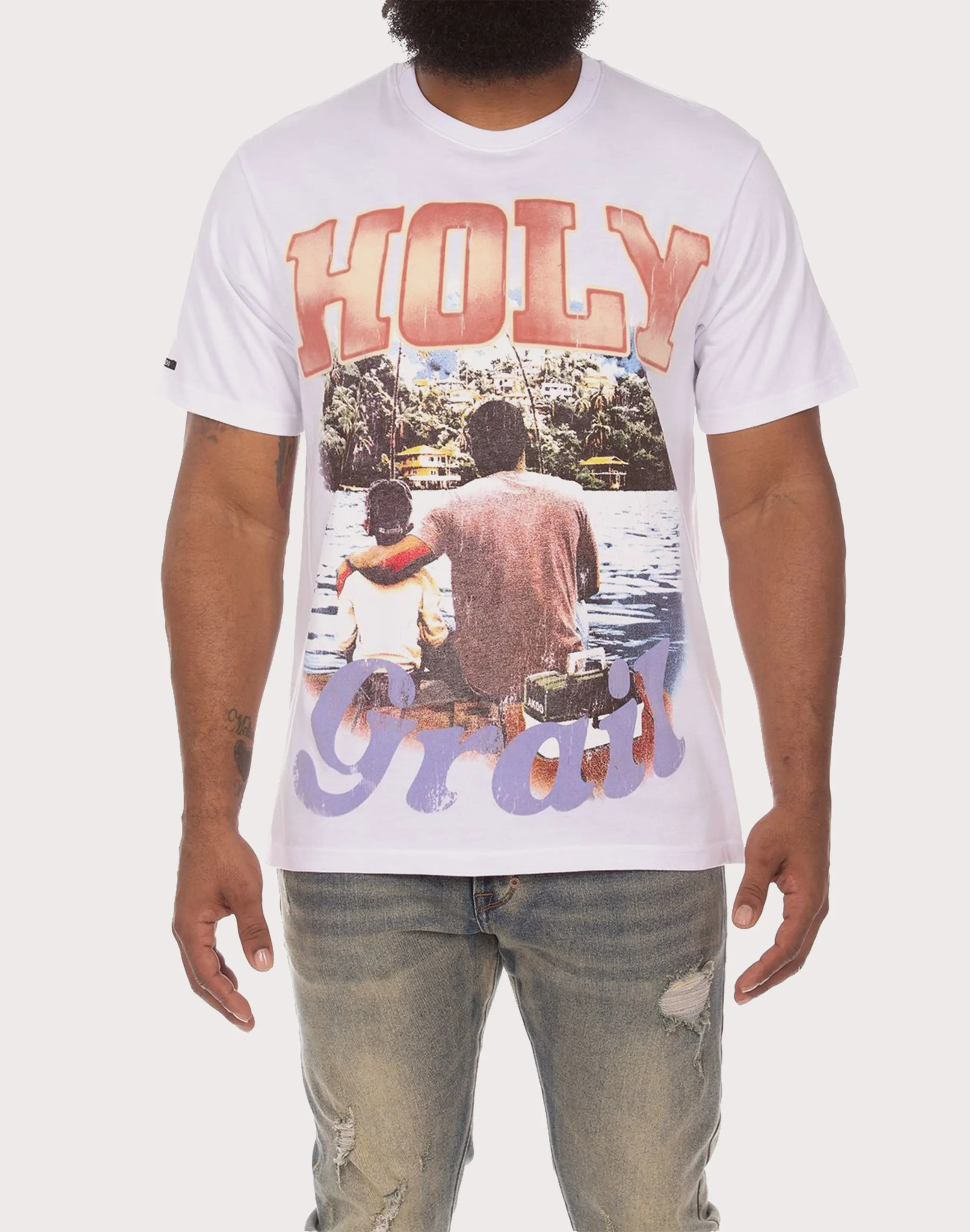 Akoo Holy Grail Tee Fashion customization Hip - hop fashion