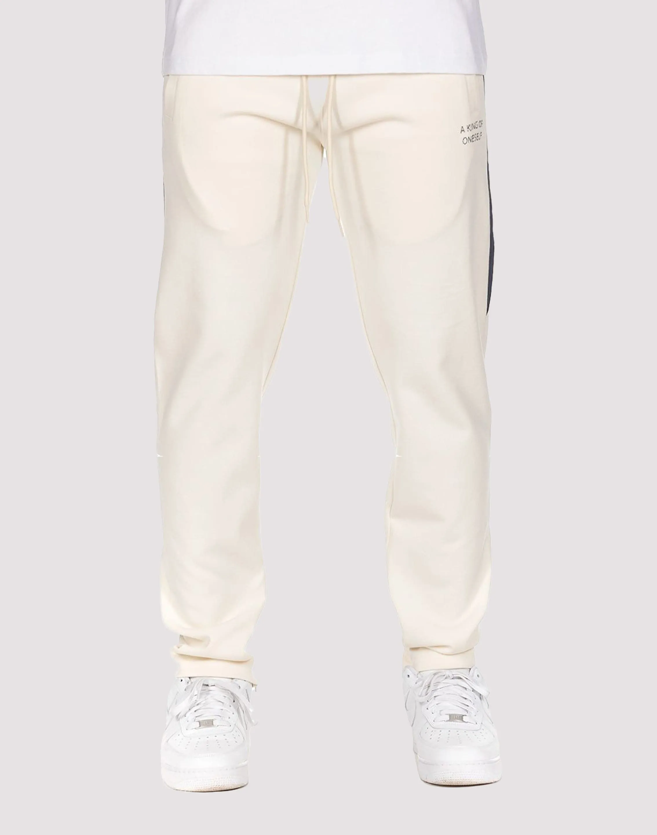 Akoo Monarch Whiskey White Pants Silk - fabric fashion Fashion for all ages