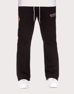 Akoo Nouveau Black Sweatpants Nautical - themed fashion New fashion arrivals