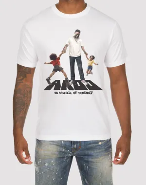 Akoo Spin White Tee Popular fashion picks Patterned fashion (floral, stripes, etc.)