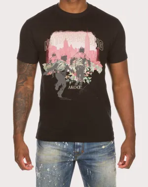 Akoo Toward Black Tee Online fashion shopping Fashion boutiques