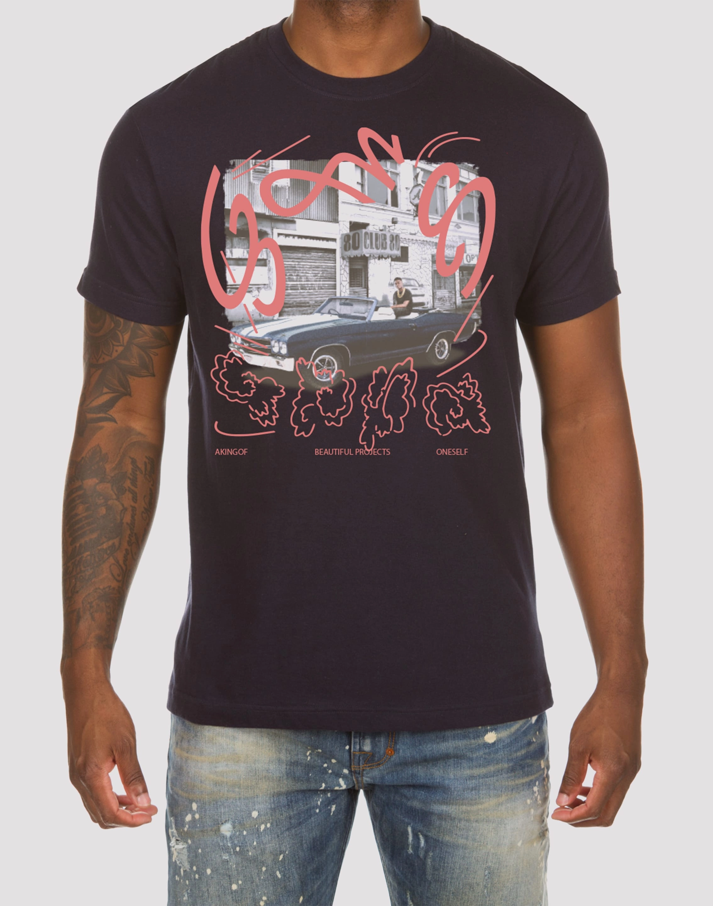 Akoo Chevelle Tee Embroidered fashion Fashion essentials