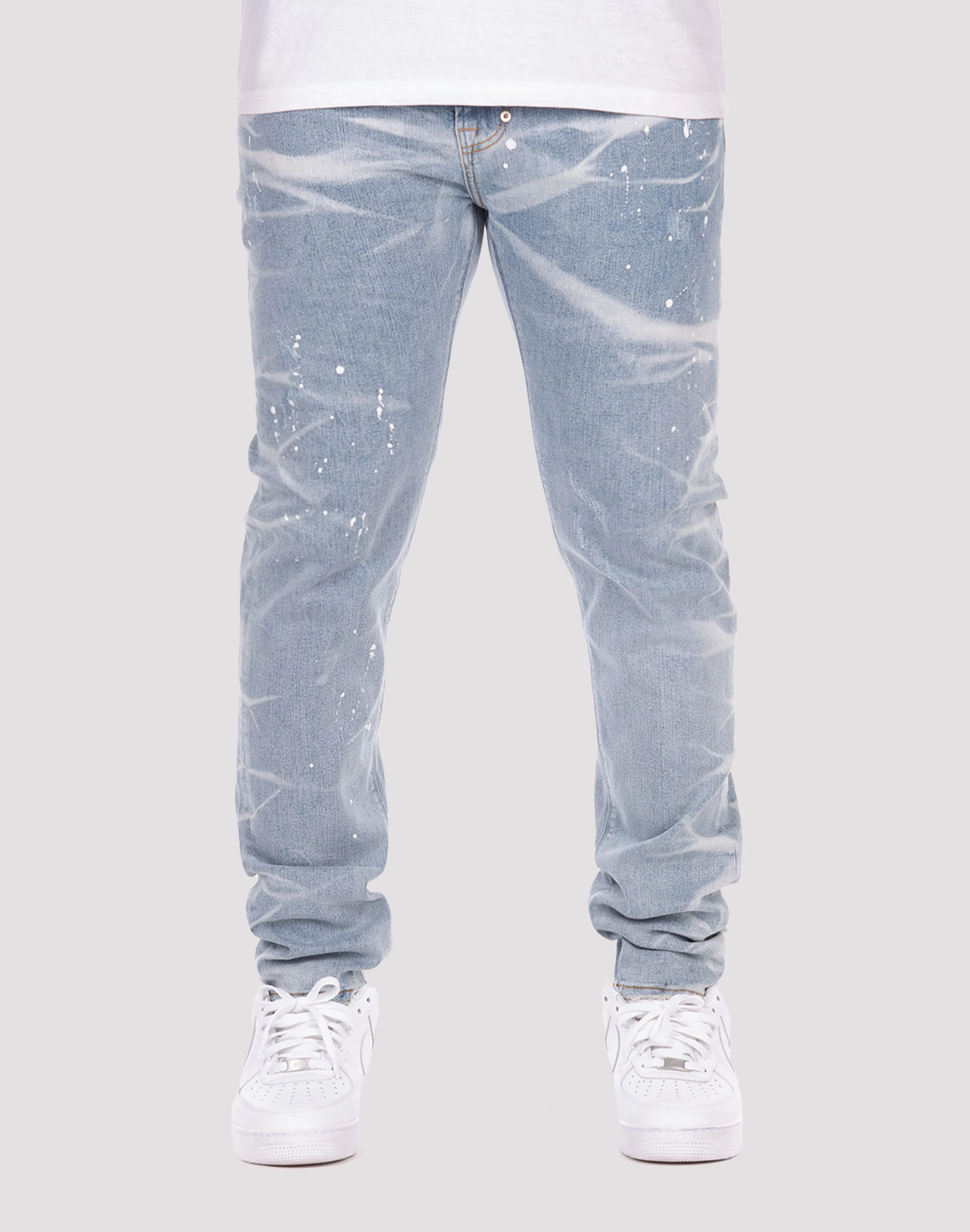 Akoo Heron Slim Fit Blue Jeans Hip - hop fashion Free shipping offers