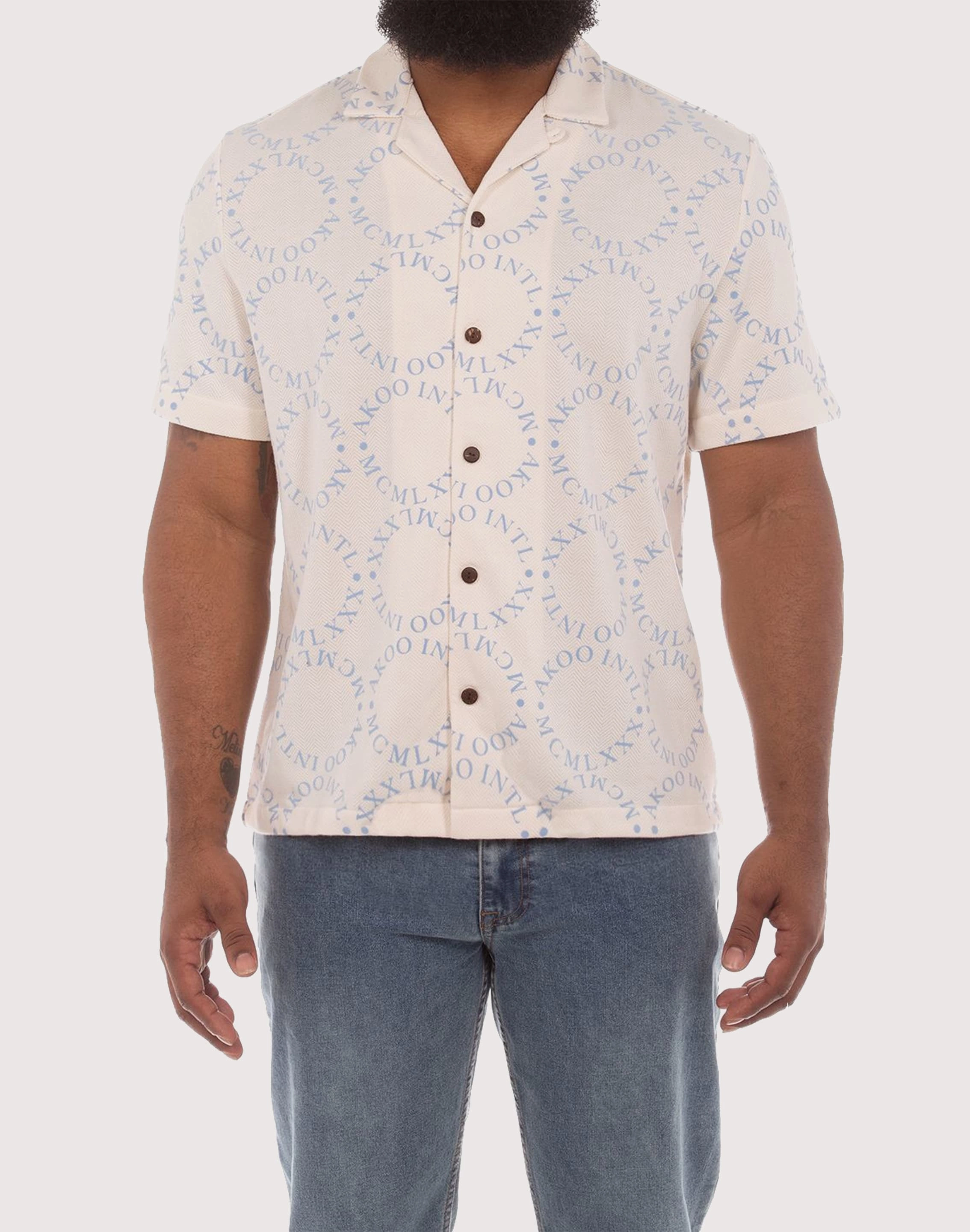 Akoo International Camp Shirt Hip - hop fashion Fashion lookbook