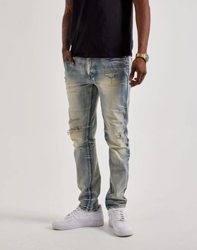 Athleisure fashion Smoke Rise Wave Effect Slim Jeans Fashion collections