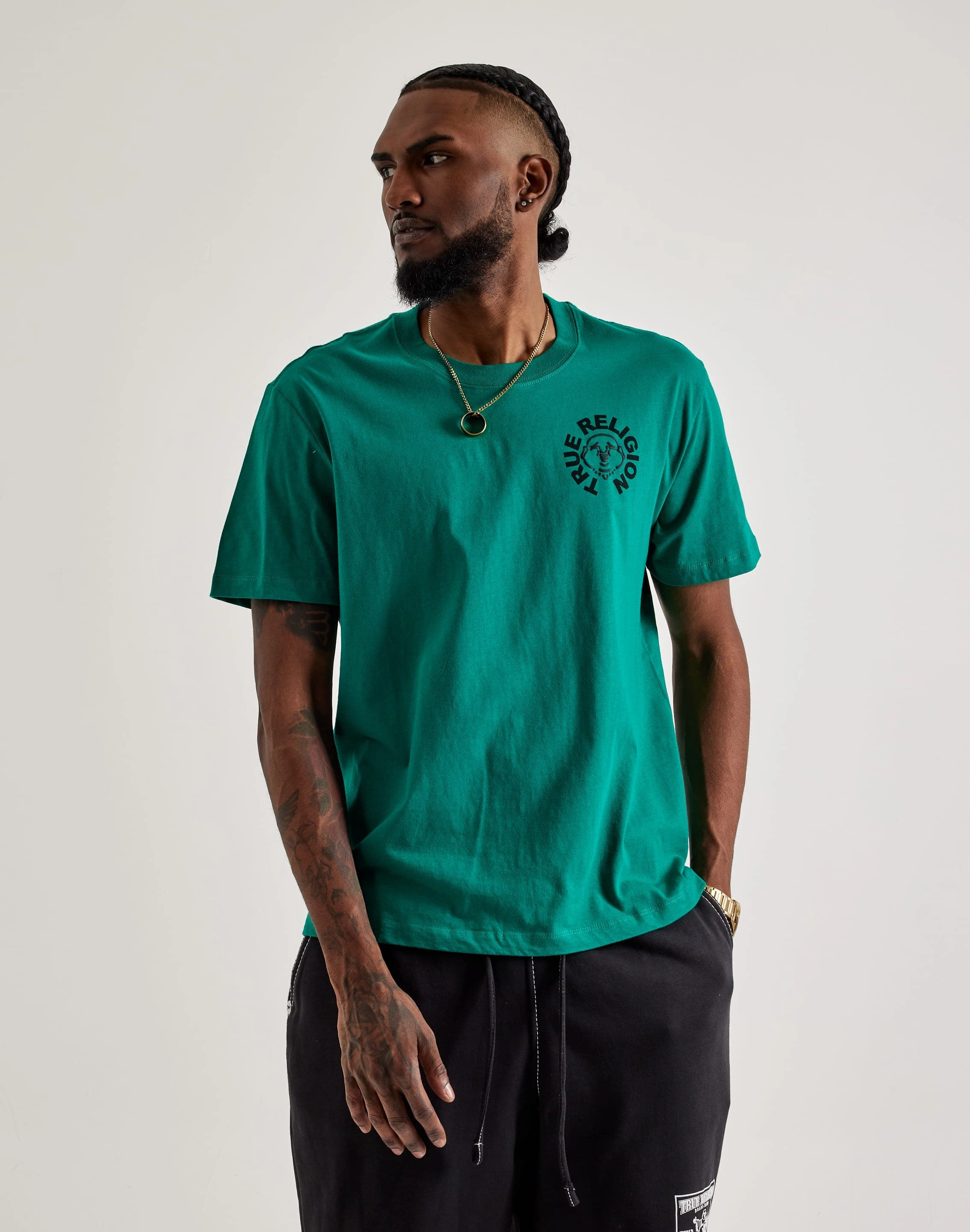 True Religion Buddha Face Tee Fashion on sale Fashionable goods