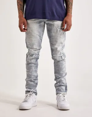 Beachwear items Smoke Rise  Lightning Basic Slim Tapered Jeans Spandex - incorporated fashion