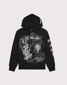 Beachwear items Ed Hardy Dragons Pullover Hoodie Fashion shows
