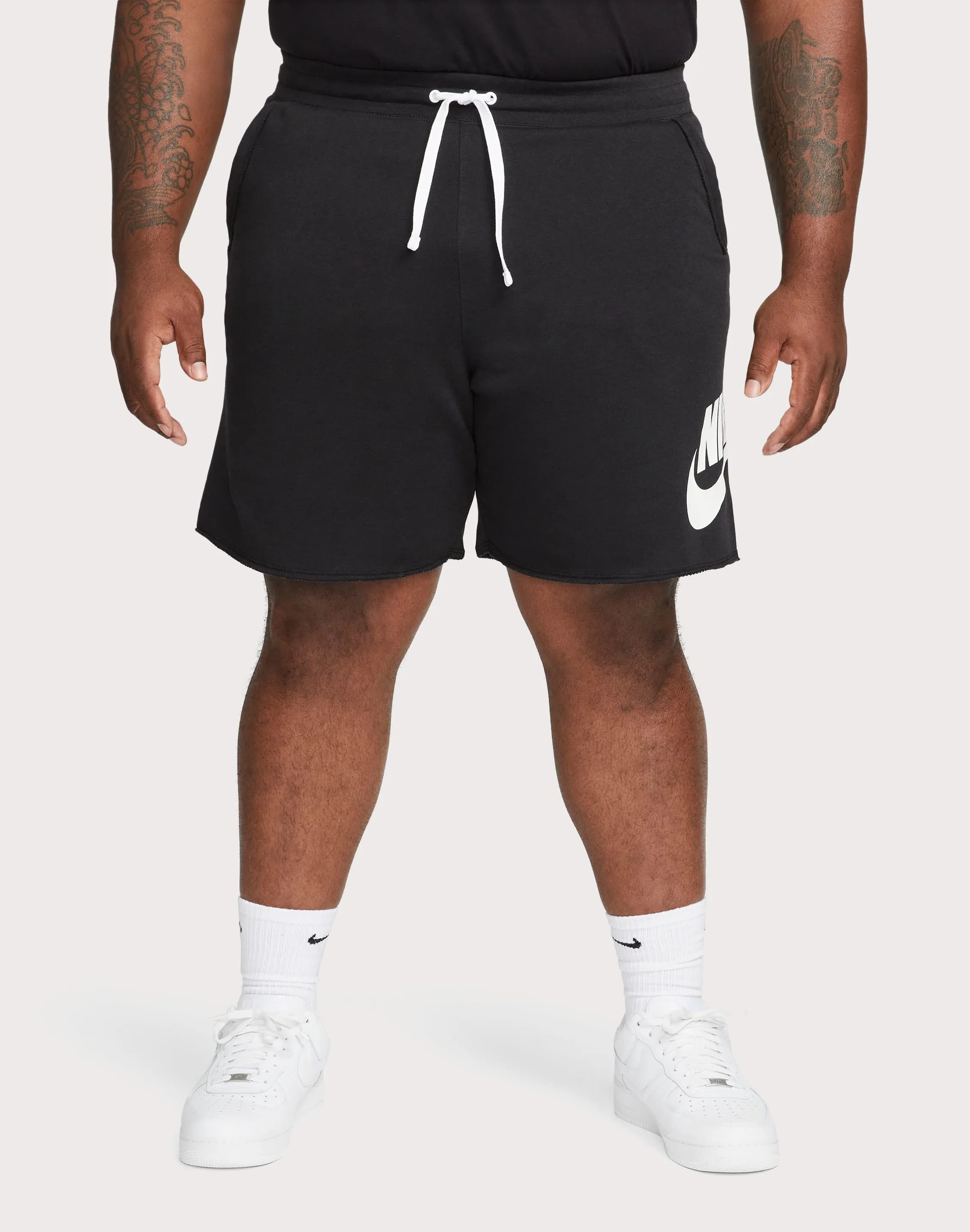 Beaded fashion items Nike Club Fleece Alumni French Terry Black Shorts Cotton - made fashion