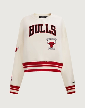 Best - selling fashion Pro Standard Chicago Bulls Retro Classic Crewneck Ethical fashion choices