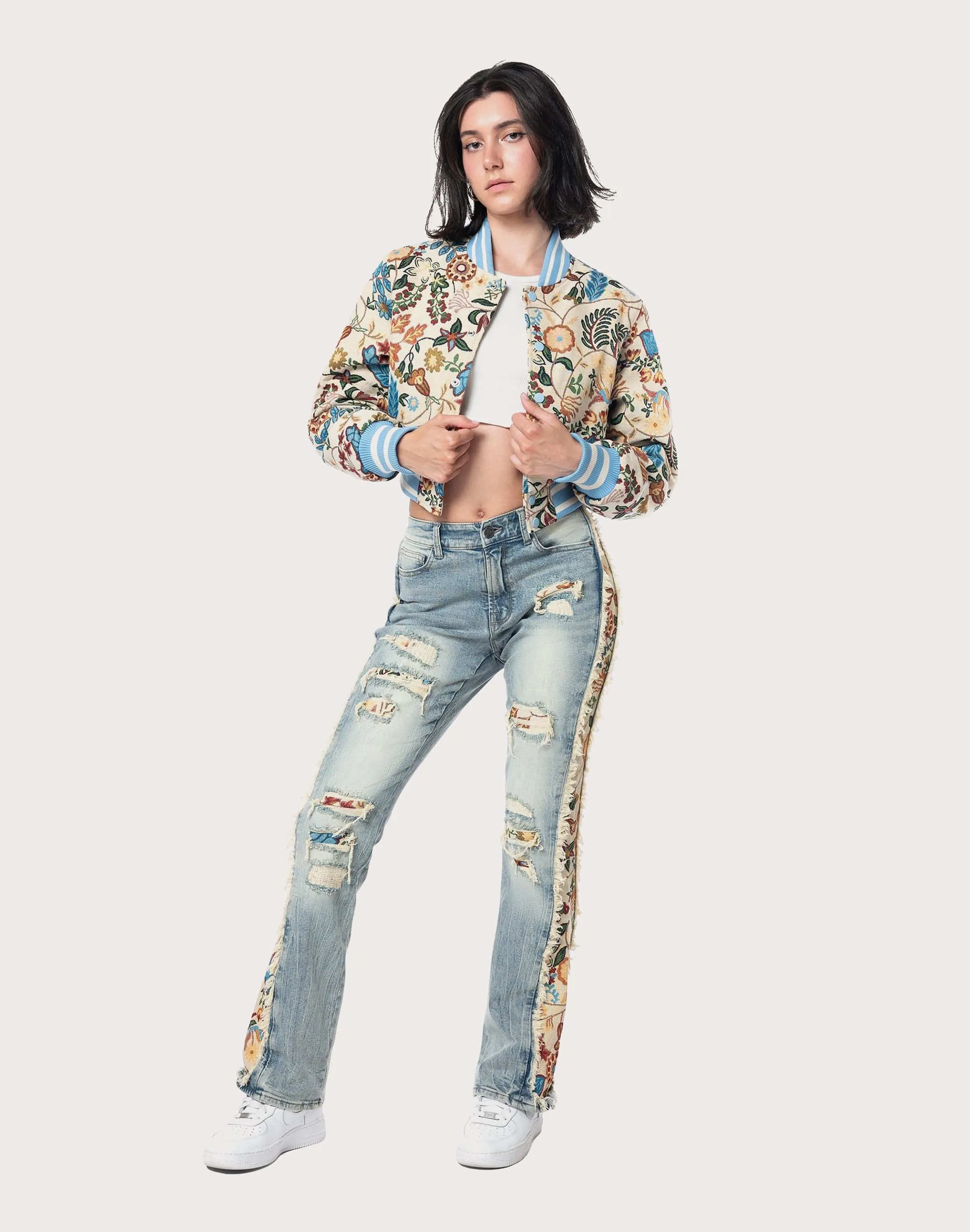 Bohemian style items Grindhouse High Rise Bootcut Tapestry Pants Fashion customization