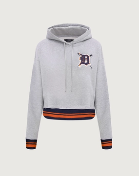 Bohemian style items Pro Standard Detroit Tigers Mashup Rib Cropped Hoodie Smart fashion (wearables)