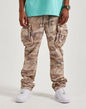 Bohemian style items Smoke Rise Utility Stacked Cargo Pants Patterned fashion (floral, stripes, etc.)
