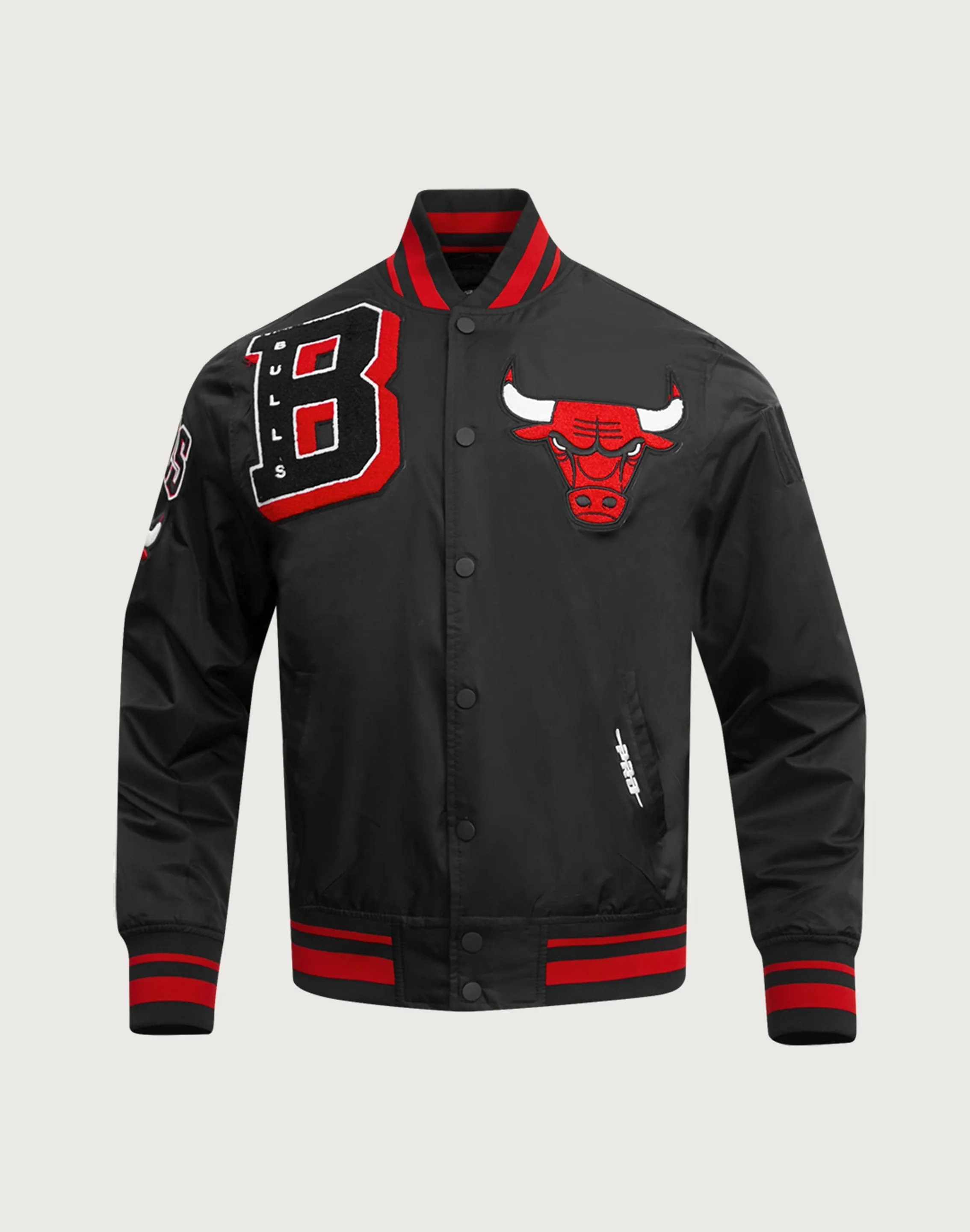 Budget - friendly fashion Pro Standard Chicago Bulls Mashup Rib Satin Jacket Clothing assortments