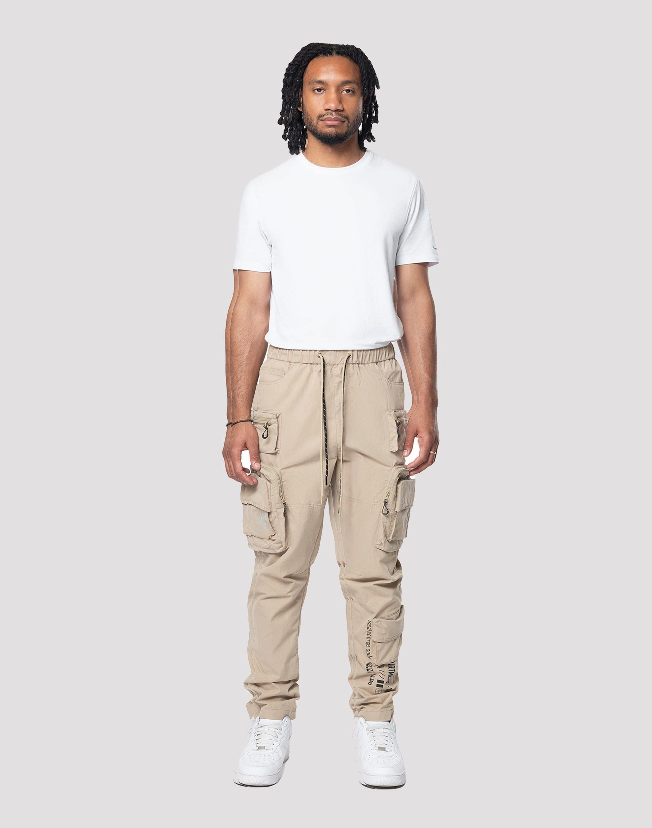 Business casual wear Grindhouse Utility Khaki Nylon Pants Retro fashion finds
