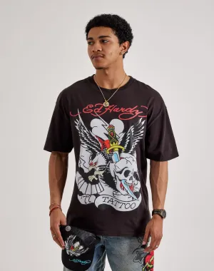 Casual wear options Ed Hardy '77 Eagle Boxy Tee Swimwear selections
