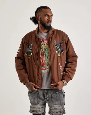 Casual wear options Ed Hardy Panther Bomber Jacket Designer fashion items