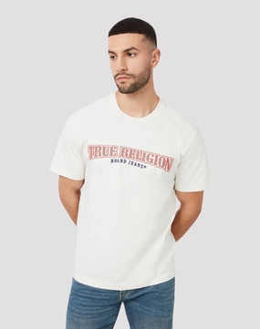 Casual wear options True Religion Multi Graphic White Tee Fashion labels