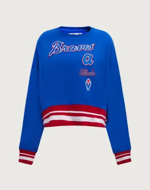 Classic fashion pieces Pro Standard Atlanta Braves Retro Classic Rib Crewneck Fashion for all body types