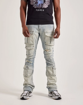 Clothing and accessories Smoke Rise Utility Pocket Stacked Flare Denim Jeans Fashion museums