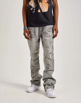 Clothing types Smoke Rise Studded Flame Jeans Organic fashion products