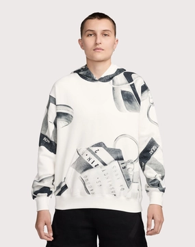 Comfortable apparel Jordan Brooklyn Fleece Printed Pullover Hoodie Lace - detailed fashion