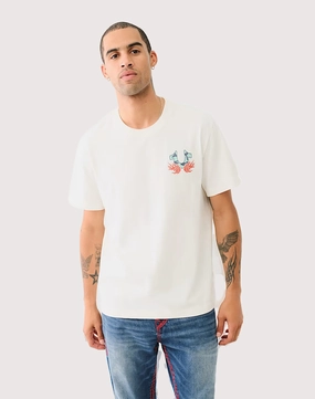 Comfortable apparel True Religion Reaper Cream Tee Fashion-forward items