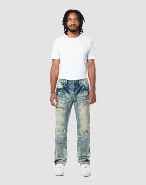 Cotton - made fashion Grindhouse Streak Bleach Slim Fit Orion Blue Jeans Fashion accessories