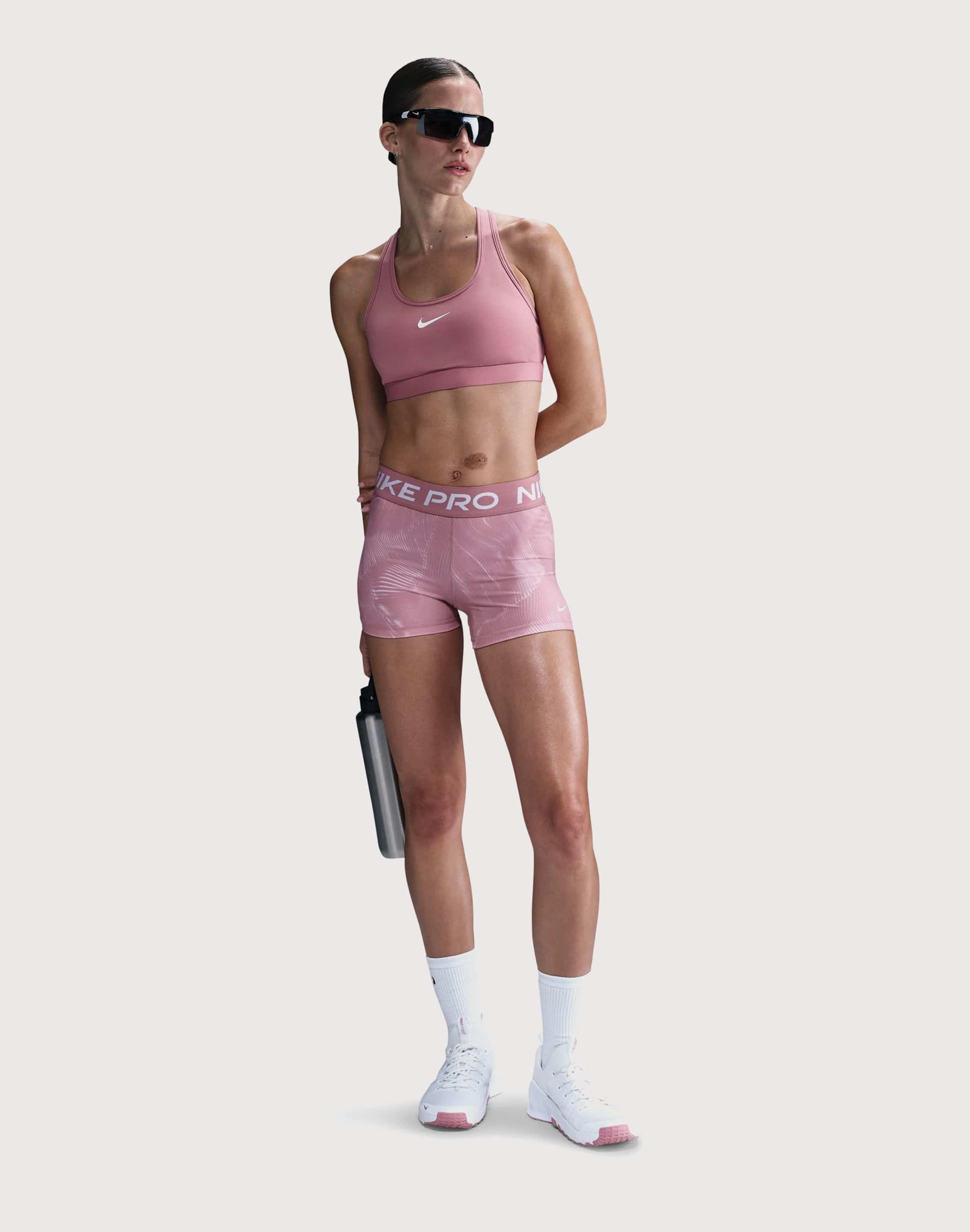 Cotton - made fashion Nike "Pro 3"" Pink Shorts" Fashion forecasting