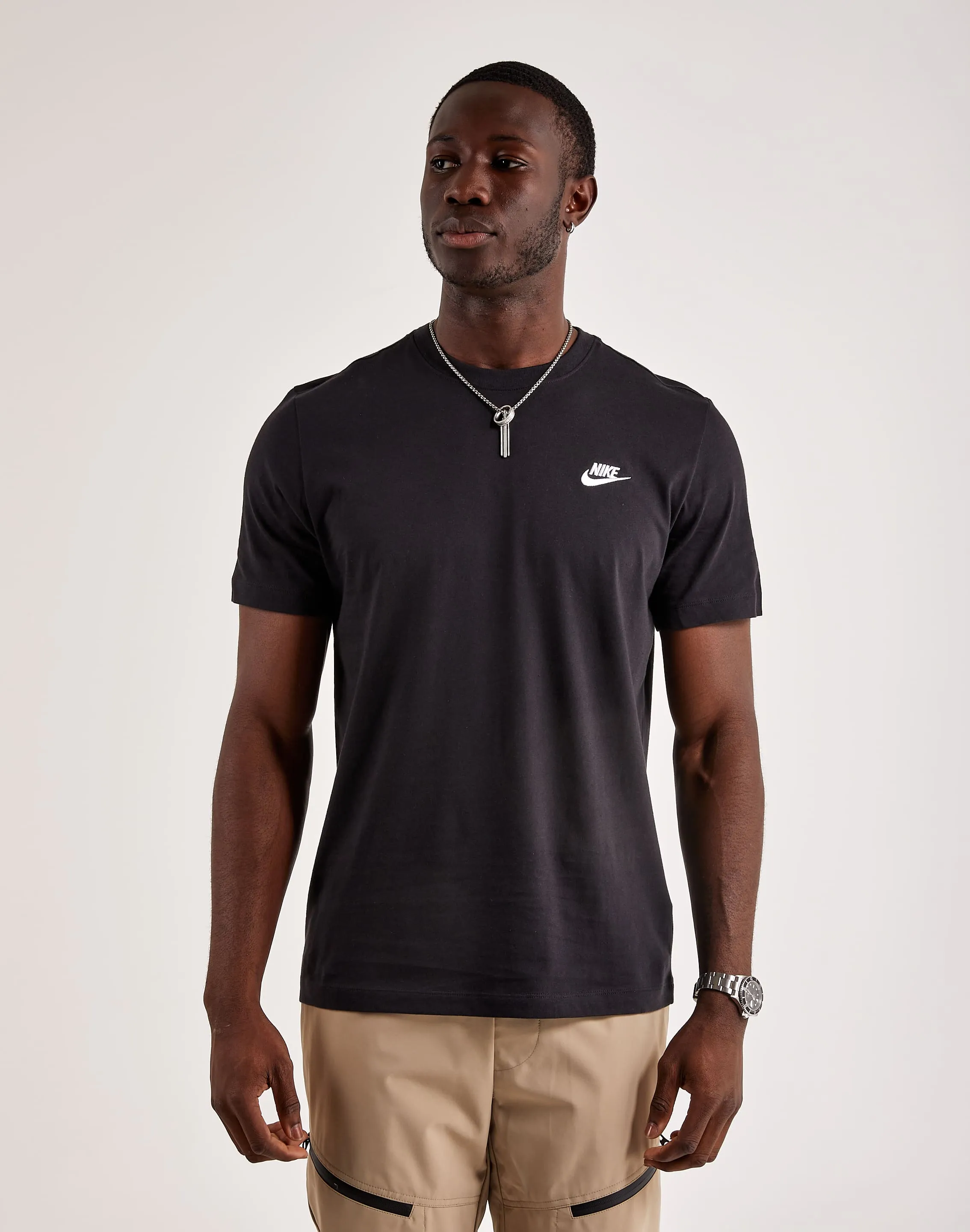 Nike Nsw Club Embroidered Futura Tee Lace - detailed fashion Fashion history