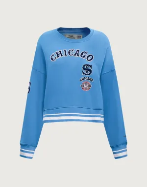 Denim - based fashion Pro Standard Chicago White Sox Retro Classic Crewneck Polyester - used fashion