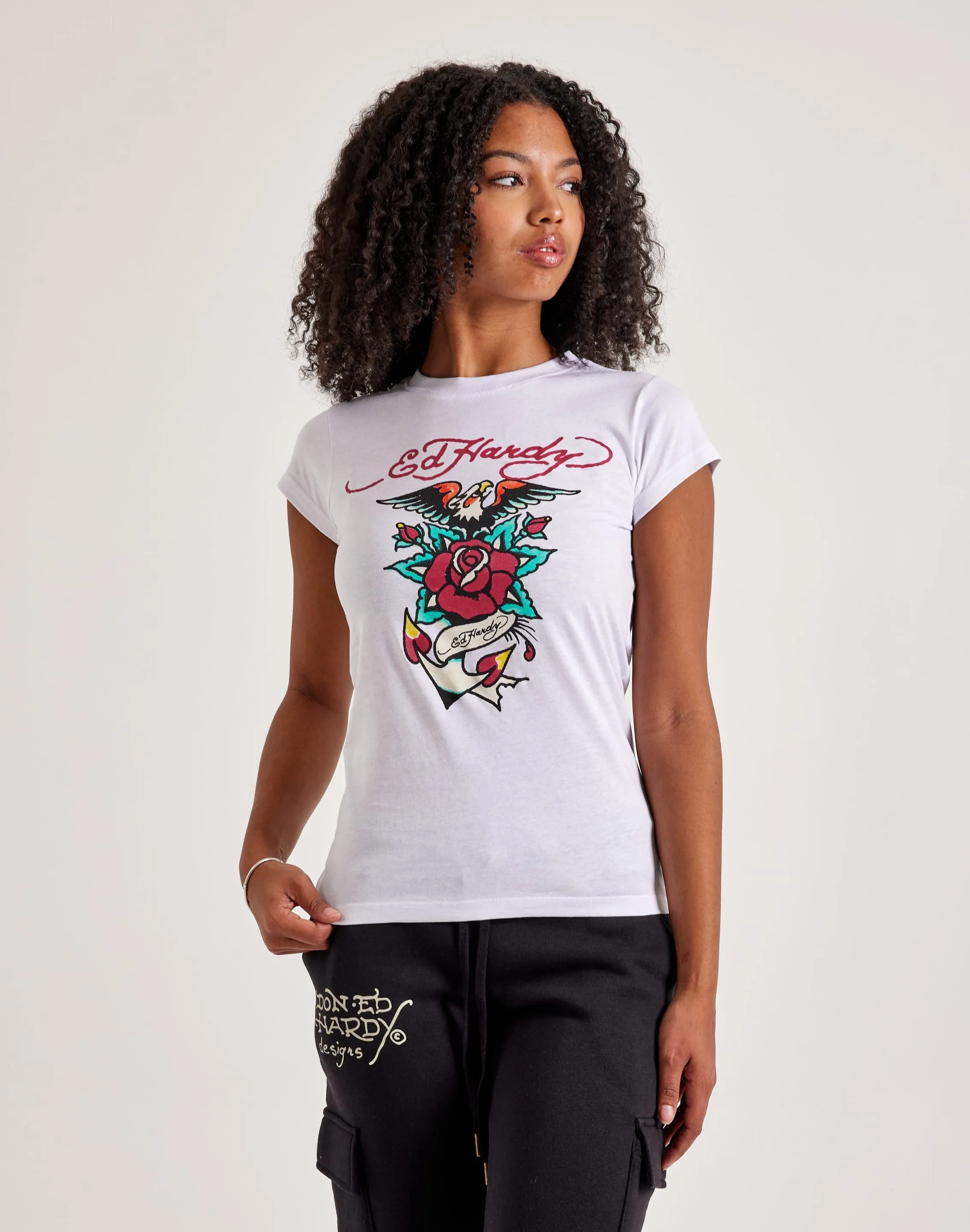 Denim products Ed Hardy Eagle Rose Slim-Fit Tee Smart fashion (wearables)