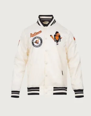 Denim products Pro Standard Baltimore Orioles Retro Classic Rib Satin Jacket Wool - sourced fashion