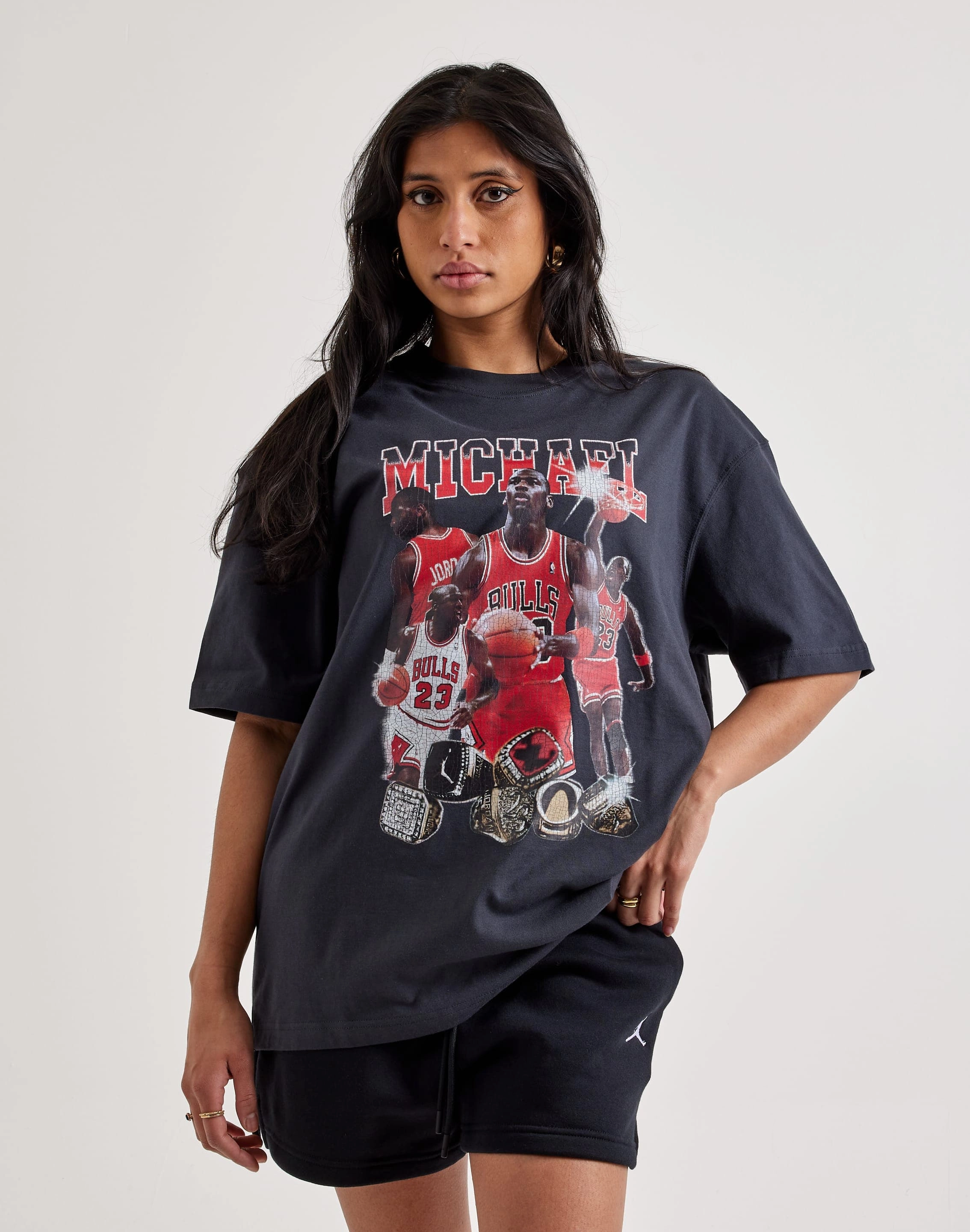 Denim - based fashion Jordan Oversized Graphic Tee Fashion brands