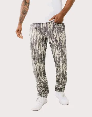 Designer fashion items True Religion Jacquard Bobby Big T Loose Fit Denim Jeans Comfortable apparel