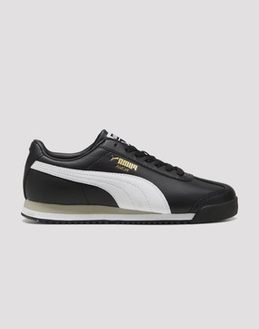 Designer fashion items Puma Roma Basic "Black/White/Metallic Gold" Fashion on sale