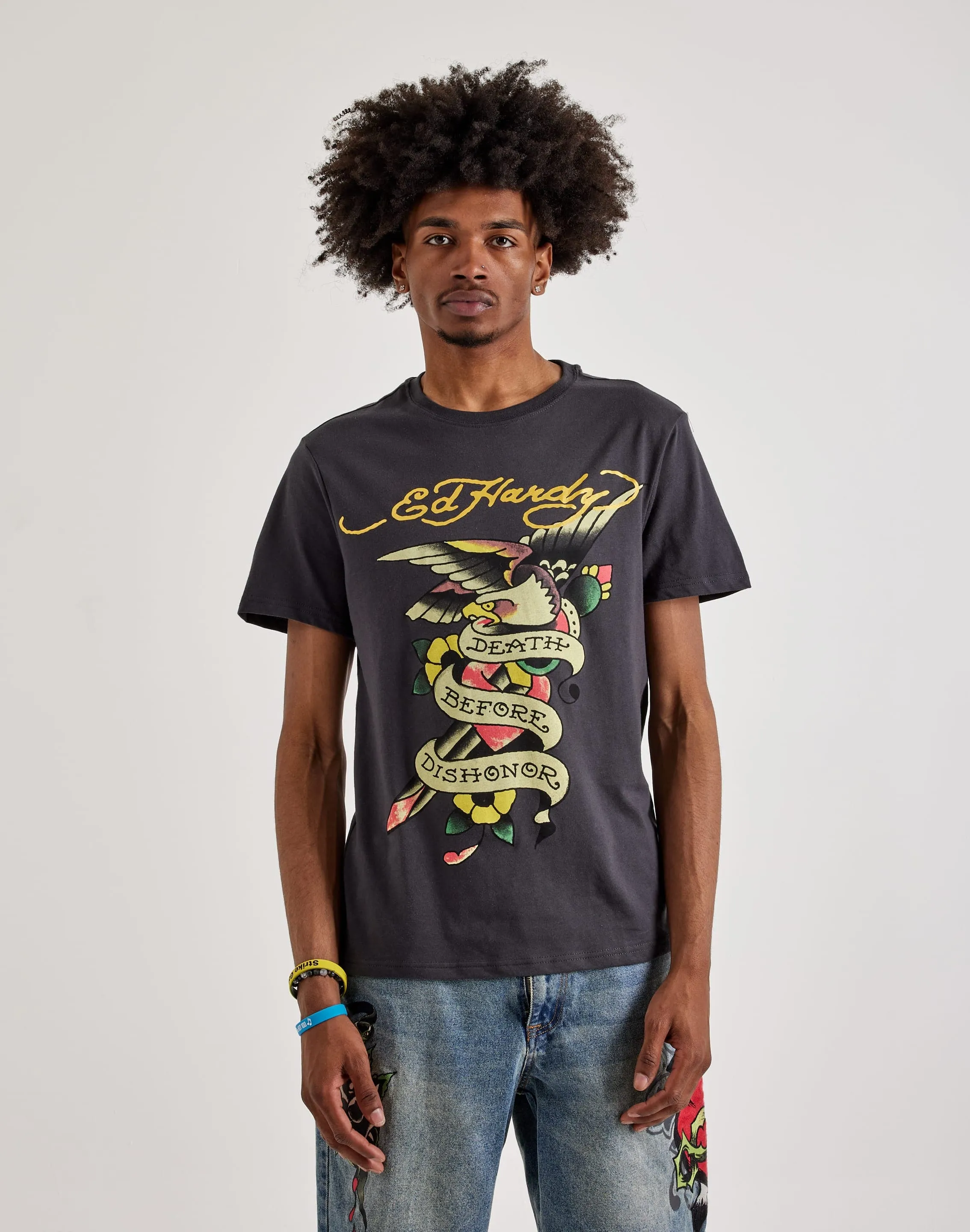 Ed Hardy  Eagle Short Sleeve Tee Runway fashion Formal wear selections