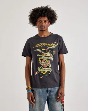 Ed Hardy  Eagle Short Sleeve Tee Runway fashion Formal wear selections