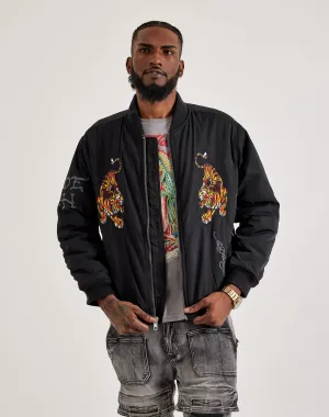 Ed Hardy Tiger Bomber Jacket Swimwear selections Fashion advice