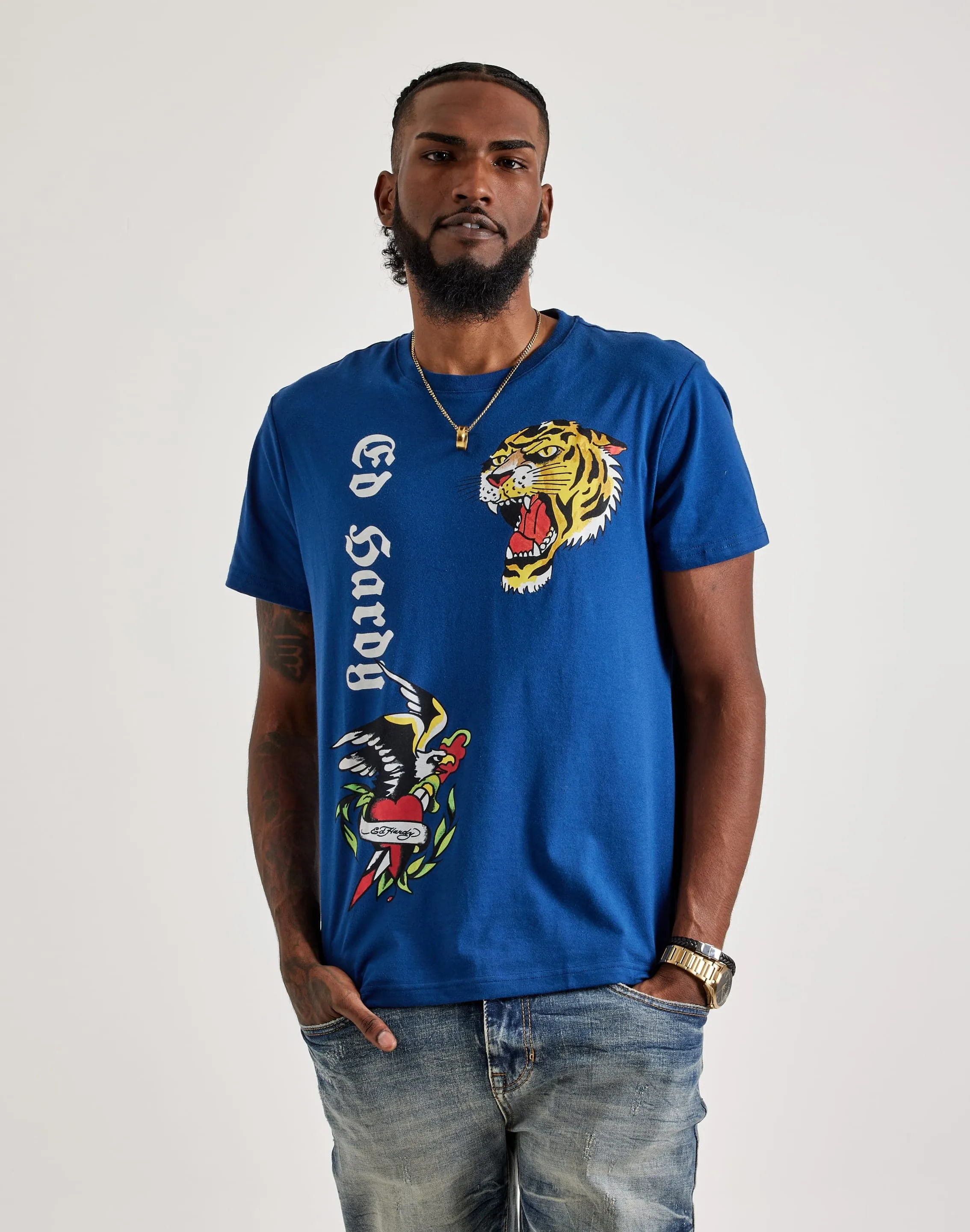Ed Hardy Tiger Eagle Tee Wardrobe staples Nautical - themed fashion