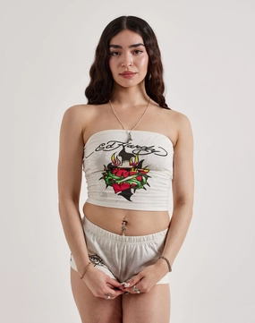 Ed Hardy Cross Heart Tube Top Fashion archives New fashion arrivals