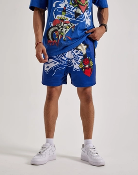 Ed Hardy Cross Snake Mesh Shorts Printed fashion Fashion boutiques