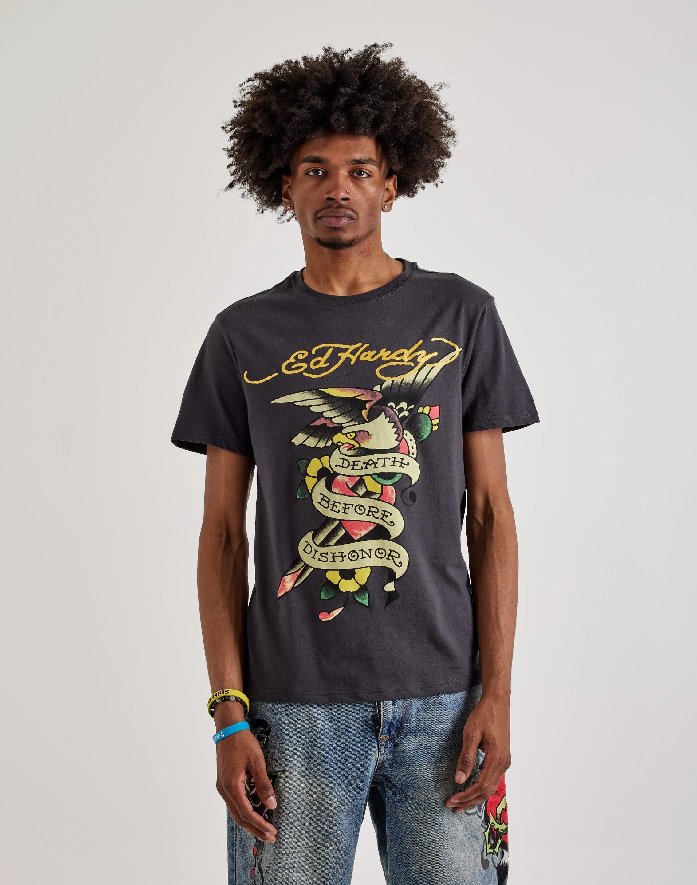 Ed Hardy  Eagle Short Sleeve Tee Runway fashion Fashion accessories
